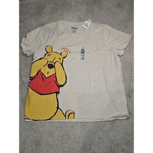 Disney's Winnie The Pooh Cotton Pajama Top Size 2XLarge Primark Exclusive